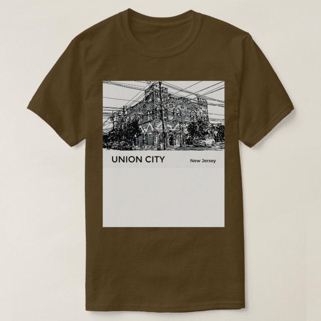 Union City New Jersey T-Shirt (Design Front)