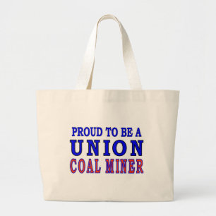 UNION COAL MINER LARGE TOTE BAG