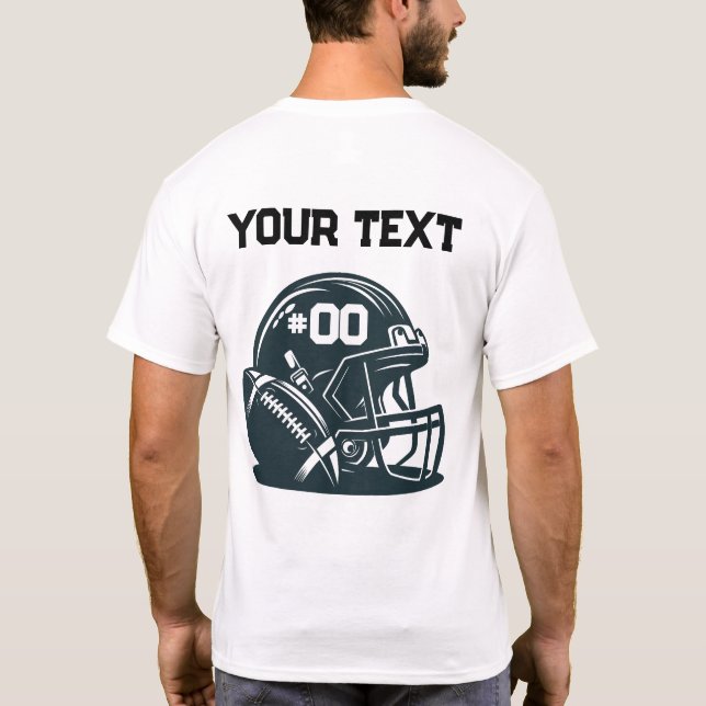Union County Football player shirt customisable (Back)