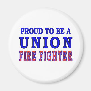UNION FIRE FIGHTERS MAGNET