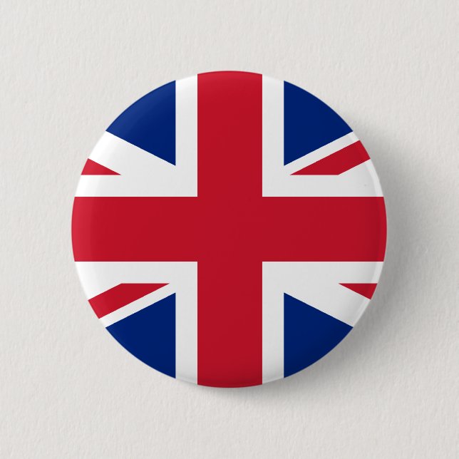 Union Flag 6 Cm Round Badge (Front)