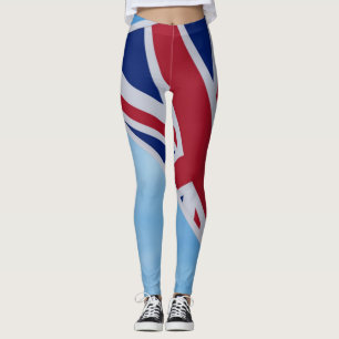 Union Flag bunting on leggings