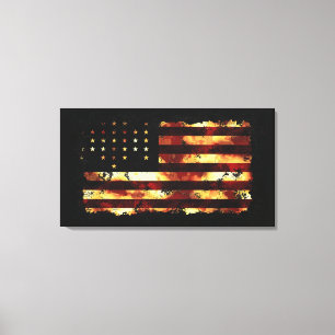 Union Flag, Civil War, Stars & Stripes, USA Canvas Print