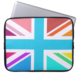 Union Flag/Jack Design - Multicoloured Laptop Sleeve