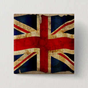 Union Jack 15 Cm Square Badge