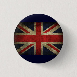 Union Jack 3 Cm Round Badge