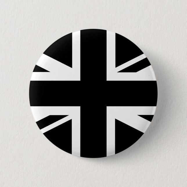 Union Jack 6 Cm Round Badge (Front)