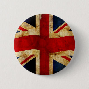 Union Jack 6 Cm Round Badge
