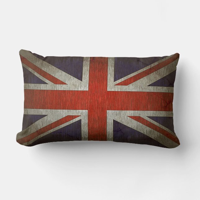 Union Jack American MoJo Lumbar Pillow (Front)