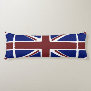 Union Jack body pillows. Cushion