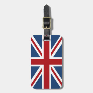 Union Jack British Flag Luggage Tag