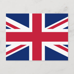 Union Jack British Flag of England Postcard