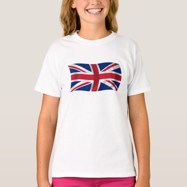 Union Jack British flag t shirt (Front)