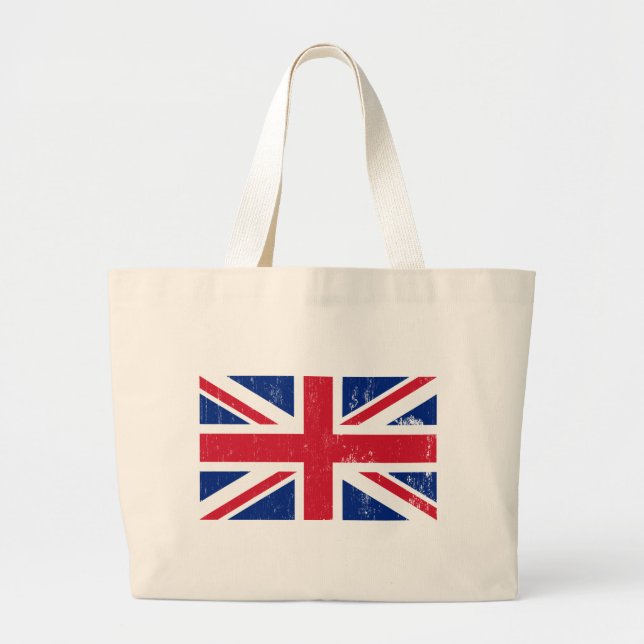 Union Jack British Flag Tote Bag (Front)
