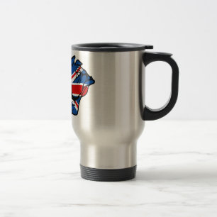 Union Jack Bulldog Travel Mug