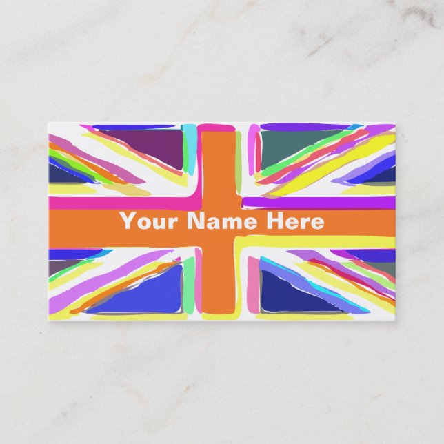 Union Jack Business Card (Front)