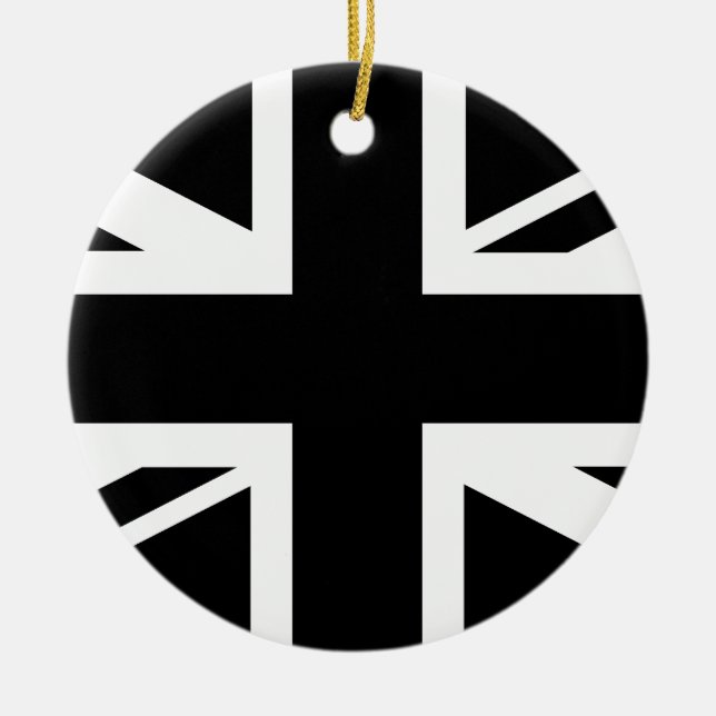 Union Jack Ceramic Tree Decoration (Front)