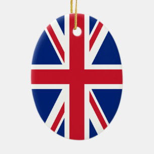 Union Jack Ceramic Tree Decoration