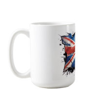 Union jack coffee mug