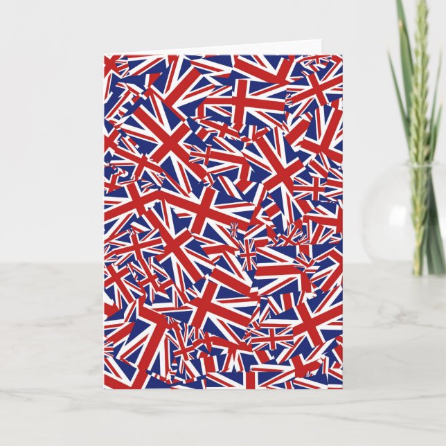 Union Jack Collage Card (Front)