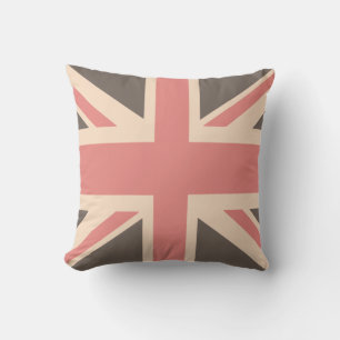 Union Jack - Designer Soft Faded Cushion