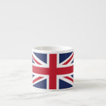Union Jack Espresso Cup<br><div class="desc">The standard flag for the United Kingdom is the Union Jack. The flag contains red and white crosses on a blue background which combined three other flags of Great Britain -- the red cross of Saint George of the Kingdom of England, the white cross of Saint Andrew for Scotland ,...</div>