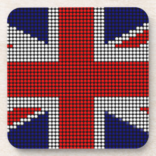 Union jack flag british flag coaster