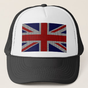 Union jack flag british flag trucker hat