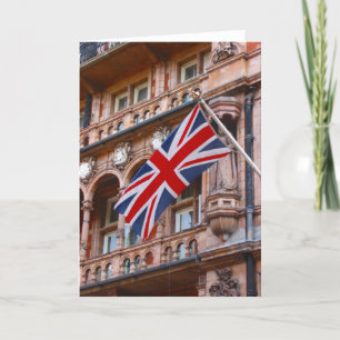 union jack flag card