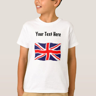 Union Jack Flag - Customisable With Your Text! T-Shirt