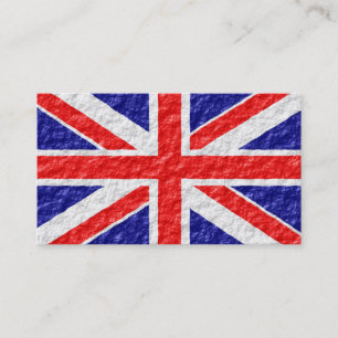 Union Jack Flag Design Business Card