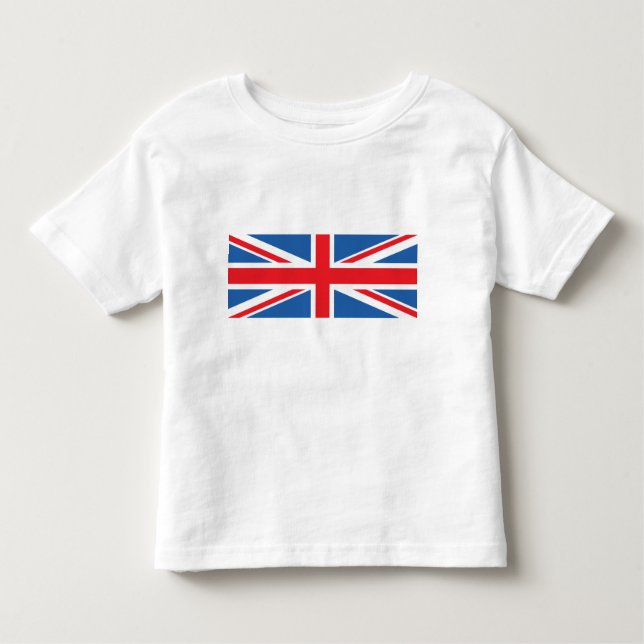 Union Jack/Flag Design Toddler T-Shirt (Front)