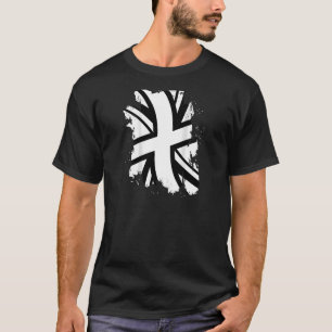 Union Jack Flag Distressed British Insignia Graphi T-Shirt