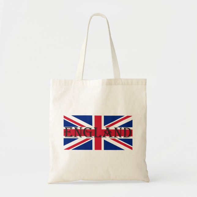 Union Jack Flag England btcn Tote Bag (Front)
