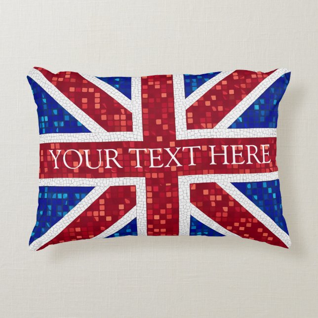 Union Jack Flag Great Britain Decorative Cushion (Front)