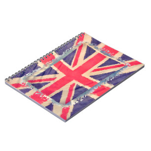 UNION JACK FLAG grunge Notebook