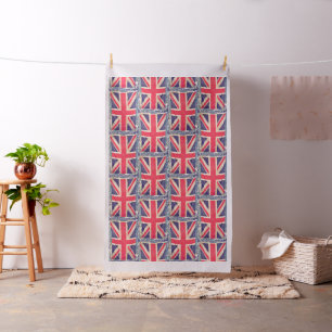 UNION JACK FLAG grunge + your idea Fabric