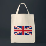 Union Jack Flag gtcn Tote Bag<br><div class="desc">Union Jack Flag Grocery Tote Bag

Design © Trinkets and Things 2017 - AHP Design. All Rights Reserved.

030417</div>