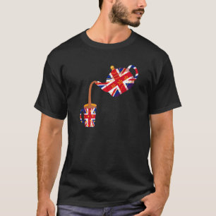 Union Jack Flag Idea For Kids & British Expats Wit T-Shirt