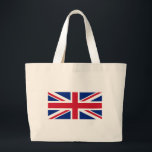 Union Jack Flag jtcn Large Tote Bag<br><div class="desc">Union Jack Flag Jumbo Tote Bag

Design © Trinkets and Things 2017 - AHP Design. All Rights Reserved.

030417</div>