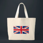 Union Jack Flag jtcn Large Tote Bag<br><div class="desc">Union Jack Flag Jumbo Tote Bag
Design © Trinkets and Things 2017 - AHP Design. All Rights Reserved.
030417</div>