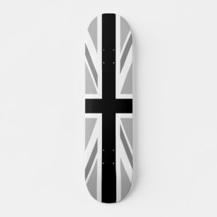 Union Jack/Flag Monochrome Skateboard