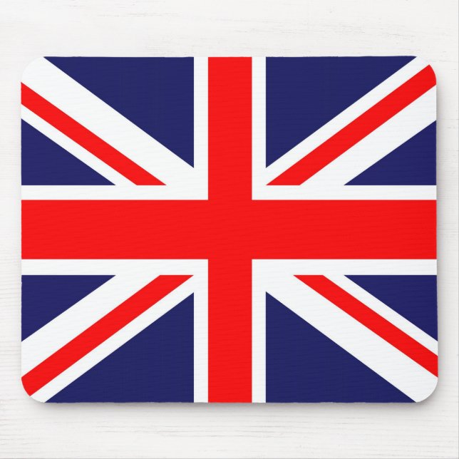 Union Jack flag Mouse Pad (Front)