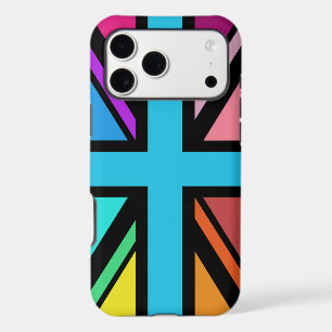 Union Jack/Flag Multicolored+Black Design