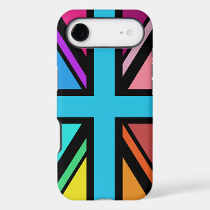 Union Jack/Flag Multicolored+Black Design