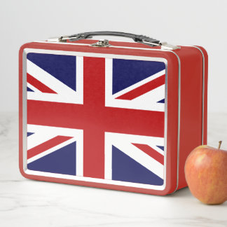 Union Jack Flag of Great Britain Metal Lunch Box