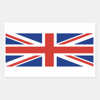 Union Jack - Flag of Great Britain Rectangular Sticker