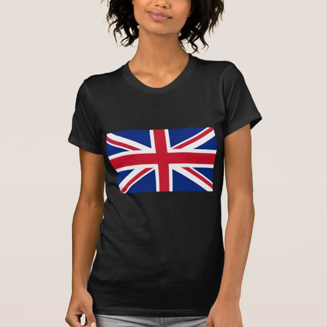 Union Jack flag of the UK - Authentic version T-Shirt (Front)