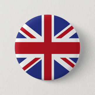 Union Jack Flag Pine Short prop Swipes in United 6 Cm Round Badge