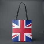 Union Jack Flag stcn Tote Bag<br><div class="desc">Union Jack Flag Tote Bag

Design © Trinkets and Things 2017 - AHP Design. All Rights Reserved.

030417</div>